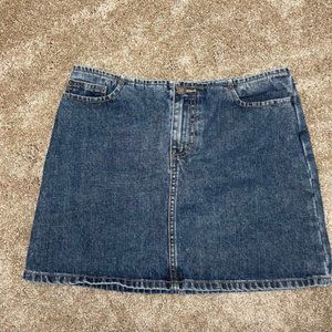 ❤️❤️ American Eagle Denim Mini Skirt Y2K Size 4 AE